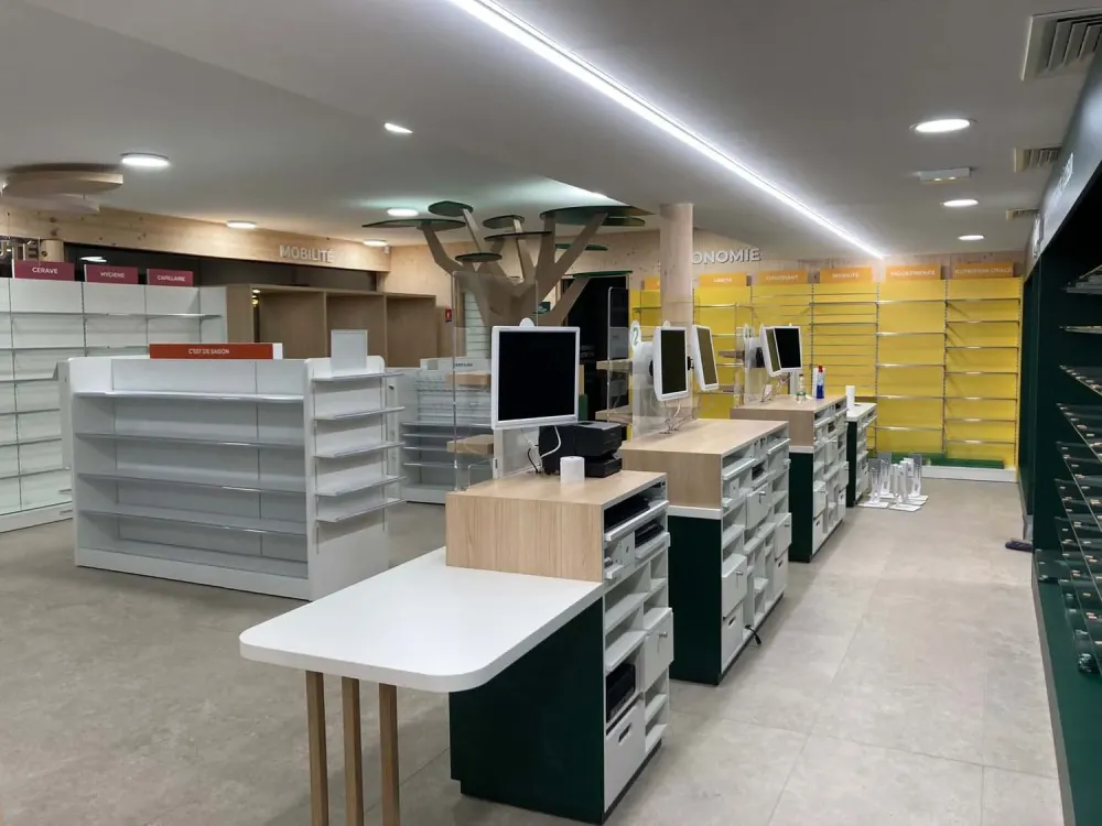 Chantier - ACOM agencement - Villeine sur seine - pose mobilier bois