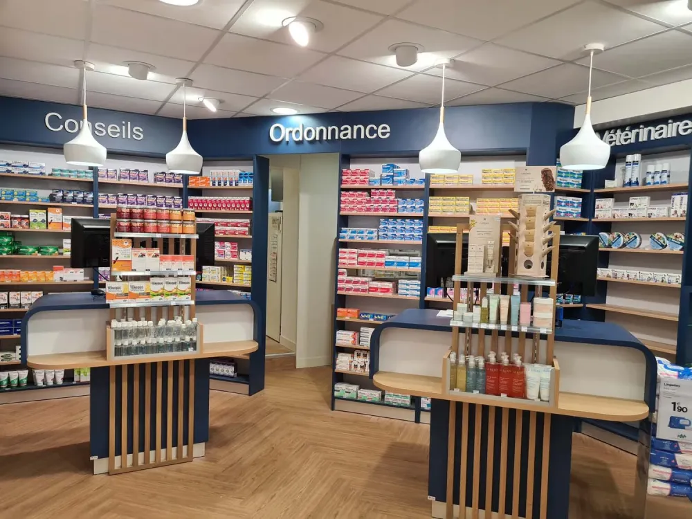 Plots de delivrance - vente - Pharmacie Prevost - Deville les Rouen - Agencement Officine - ACOM agencement